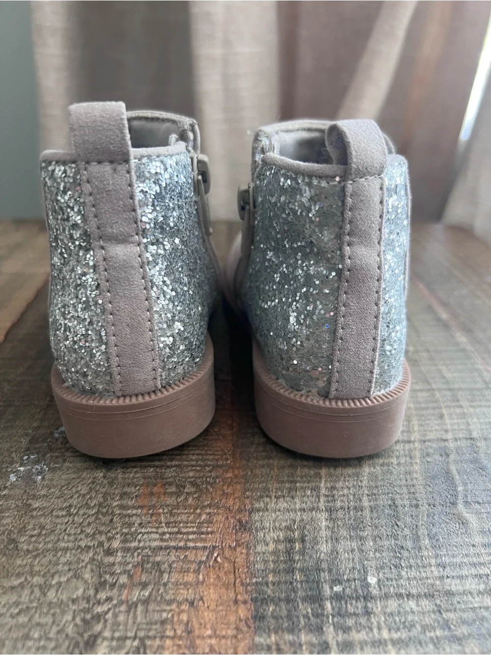 Jumping Beans toddler suede and glitter boot size 7